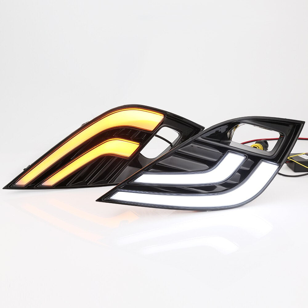 HRS 2018-20 Toyota Camry Daytime Running Lights with LED Fog Lights V2