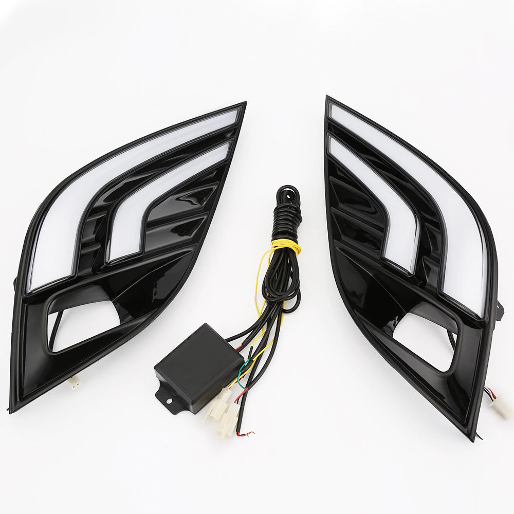 HRS 2018-20 Toyota Camry Daytime Running Lights with LED Fog Lights V2