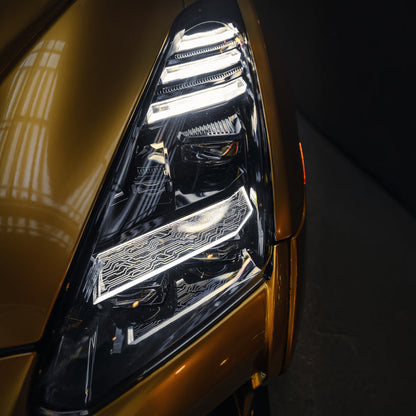 HRS 2009-26 Nissan GT-R R35 LED Headlights - The Elite Series