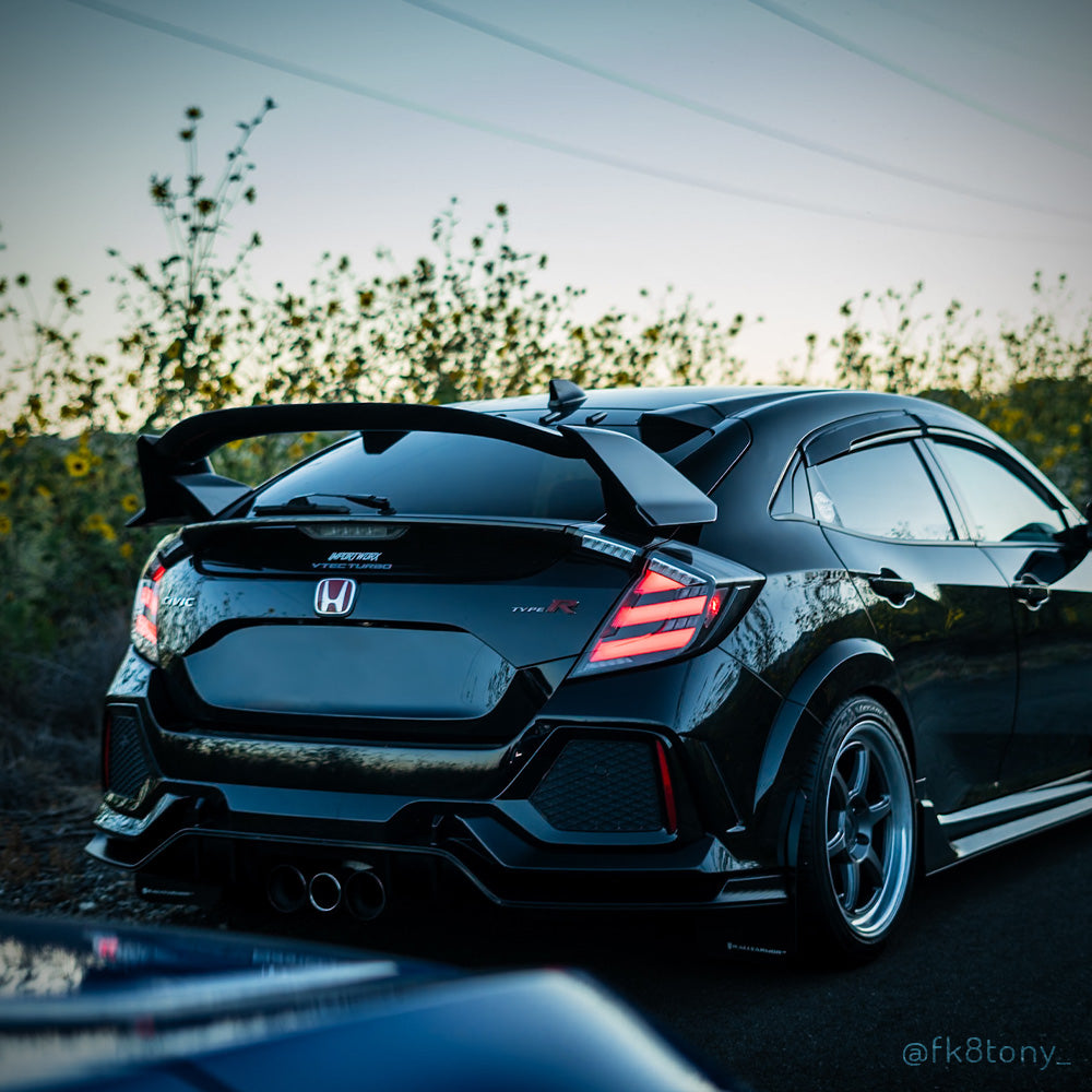 HRS 2017-21 Honda Civic 10th Gen Hatchback FK7 FK8 LED Tail Lights - V1