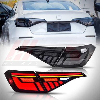 HRS 2022-26 Honda Civic 11th Gen Sedan LED Tail Lights - V2