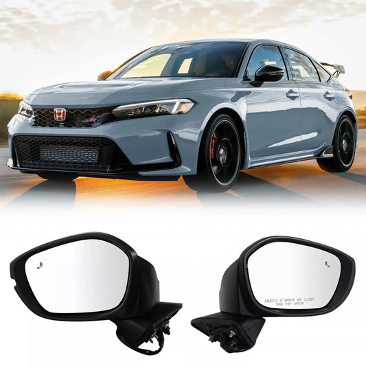 2022-24 Honda Civic 11th Gen Sedan/Hatchback Power Folding Mirrors - The Elite Series