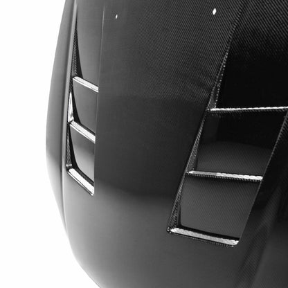 TS-Style Carbon Fiber Hood For 1999-2000 Honda Civic