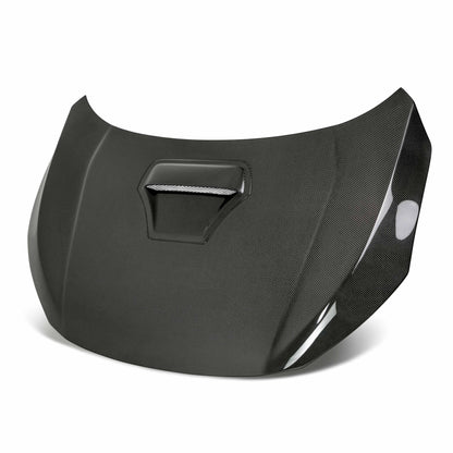 TR-Style Carbon Fiber Hood For 2016-2021 Honda Civic 2DR/4DR