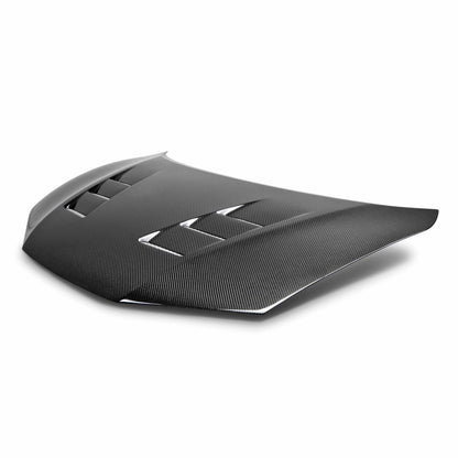 TS-Style Carbon Fiber Hood For 2014-2015 Honda Civic 2DR