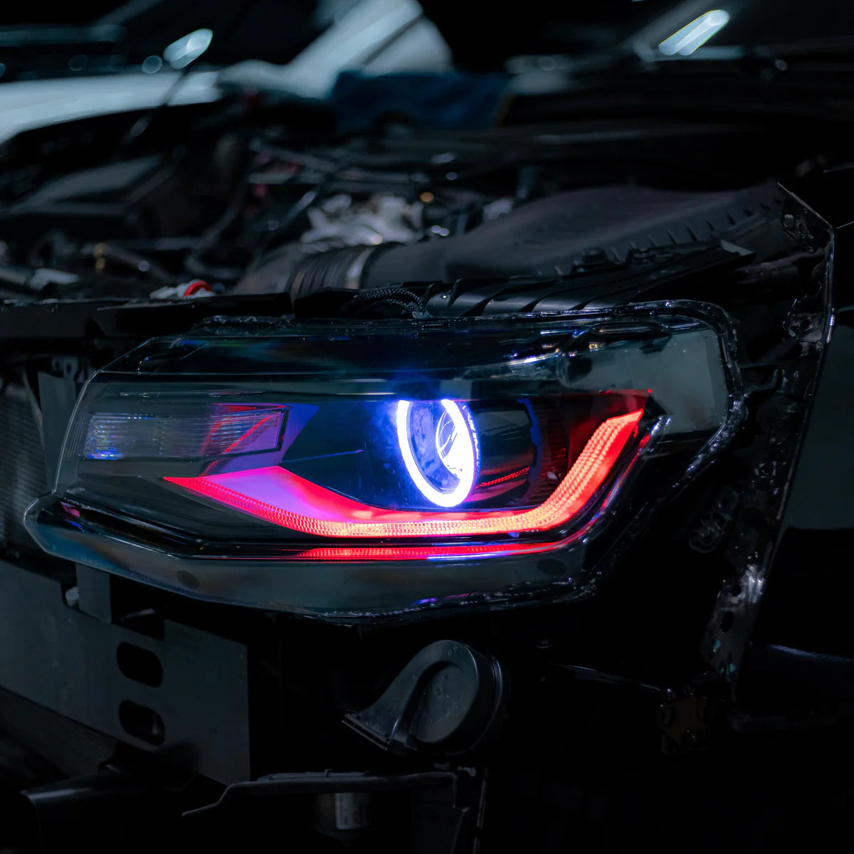 2016-2018 Chevy Camaro RGB OEM Replica Projector Headlights – Custom RGBW Bluetooth Control