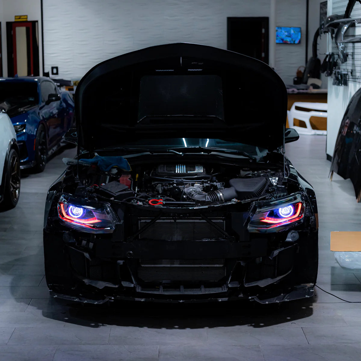 2016-2018 Chevy Camaro RGB OEM Replica Projector Headlights – Custom RGBW Bluetooth Control