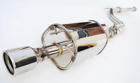 Invidia Q300 Catback Exhaust (Rolled SS Tip) - Honda Civic Si Sedan 12-15