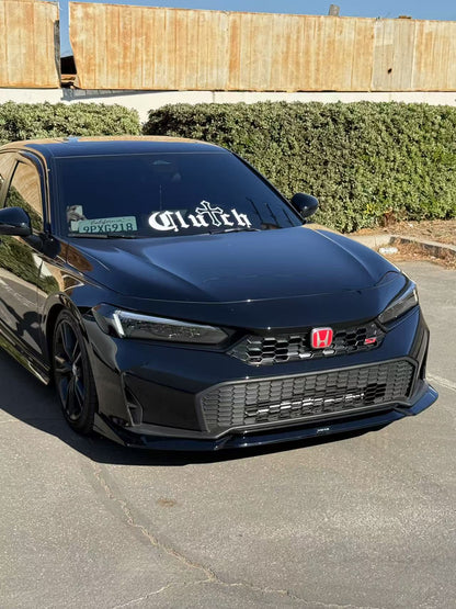2025+ 11th Gen Civic (Facelifted) YOFER 3 Pc Front Lip (Gloss Black)