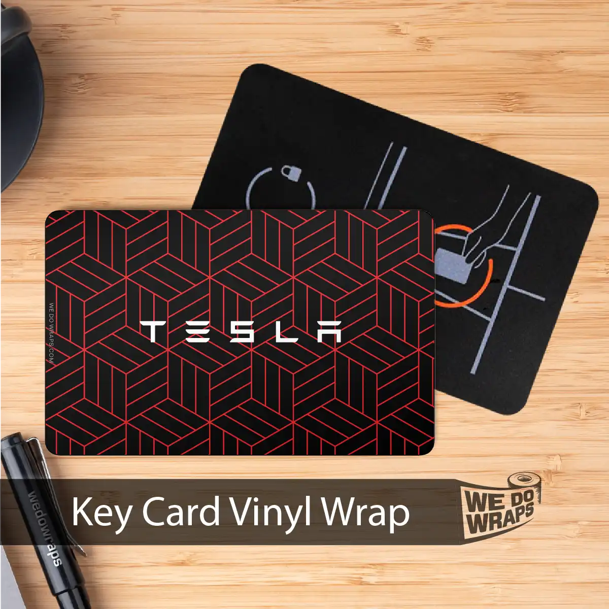 Isometric 3D Pattern | NFC Key Card Wrap