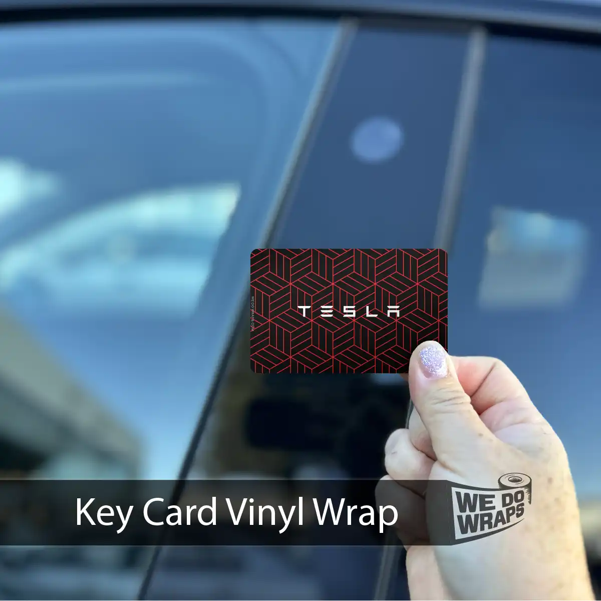 Isometric 3D Pattern | NFC Key Card Wrap
