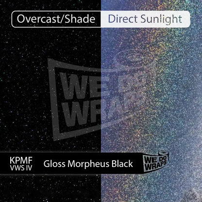 KPMF Gloss Morpheus Black Tesla Charge Port Wrap | Model S