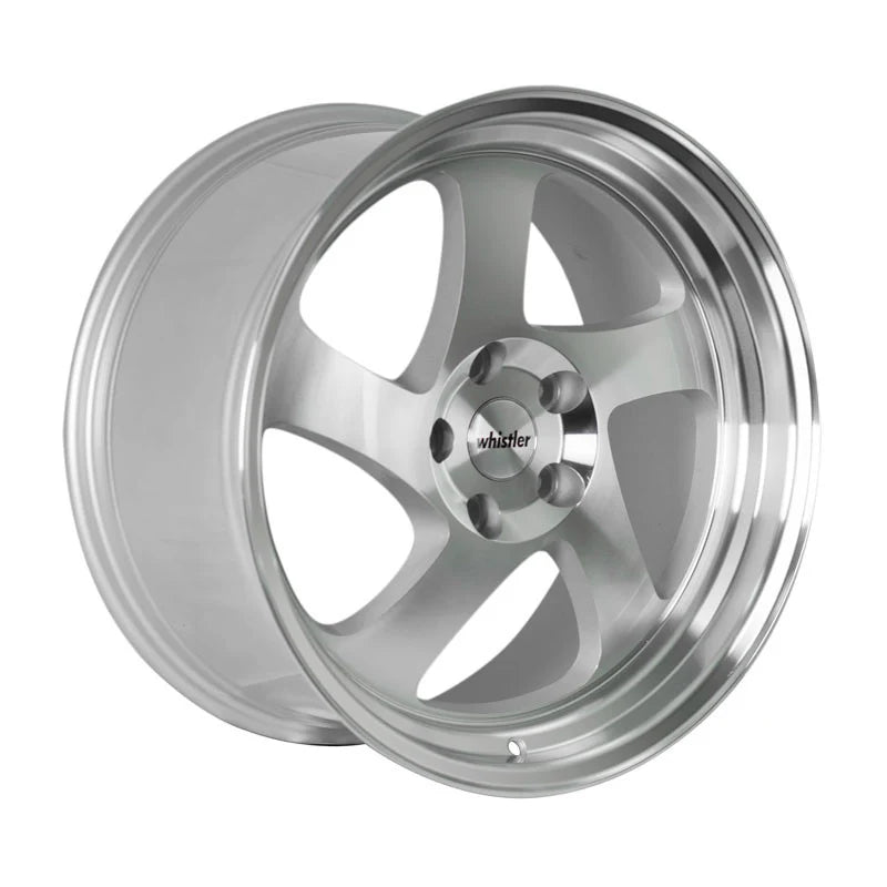 KR1 Machined Silver - 18x9.5 + 35 5x114.3