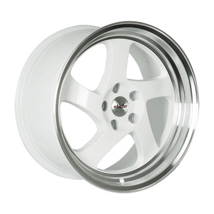 KR1 White Machined Lip