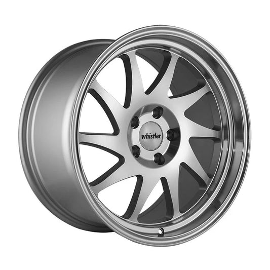 KR7 Full Machined Silver - 18x9.5 + 35 5x114.3