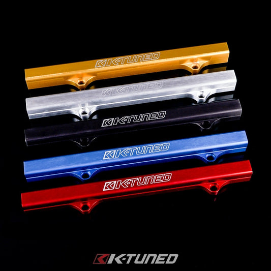 K-TUNED CENTER FEED FUEL RAIL: RSX/EP3/CIVIC 8TH/9TH GEN (BLACK)