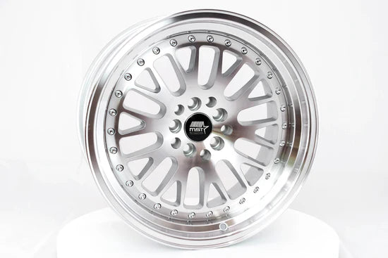 MT10 - Silver w/Machined Face - 17x9.0 5x100/5x114.3 Offset +20