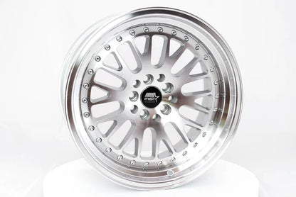 MT10 - Silver w/Machined Face - 17x9.0 5x100/5x114.3 Offset +20