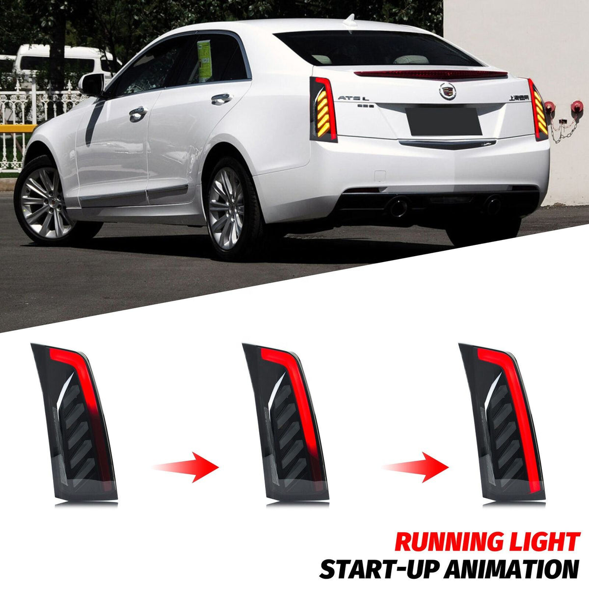Cadillac ATS 2013-2018 LED Tail Lights