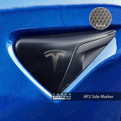 3M Matrix Black Tesla Autopilot Camera Side Marker Decals (2pcs)