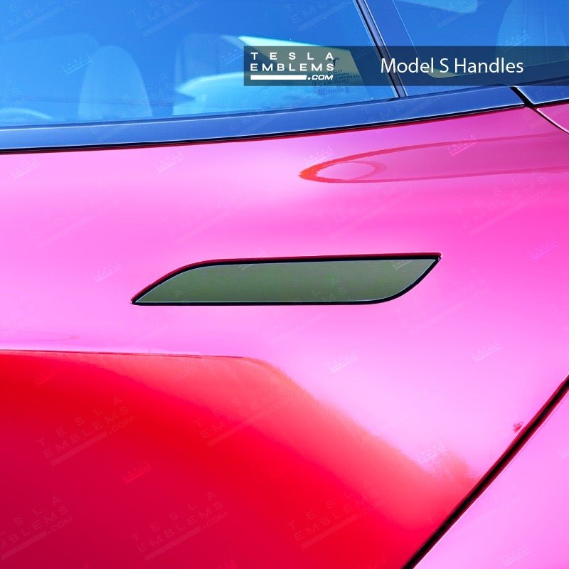 3M Matte Military Green Tesla Door Handle Decals (4pcs)