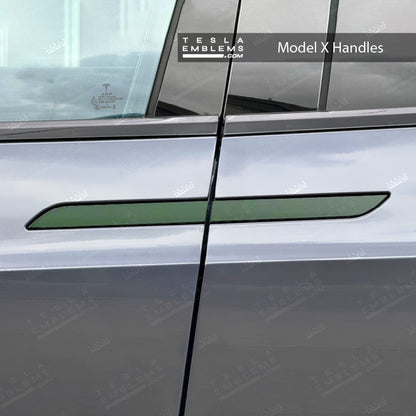 3M Matte Military Green Tesla Door Handle Decals (4pcs)