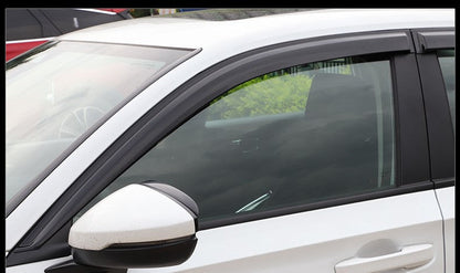 SWA 2022-2024  11th Gen Honda Civic 6 Pcs Gloss Black Window Visors (Sedan )