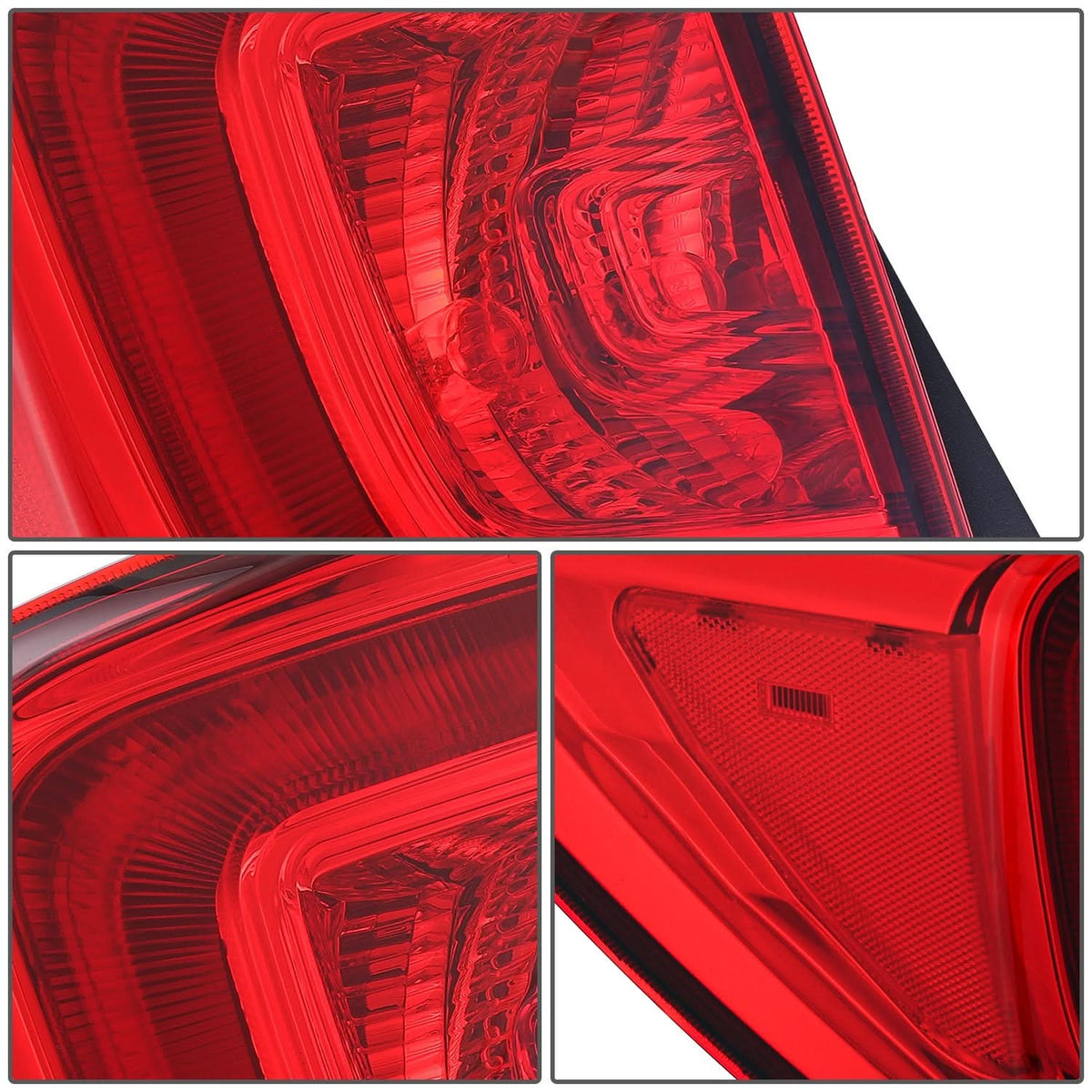 2016-2018 Honda Pilot OE Style Outer Tail Light - Chrome Housing Left