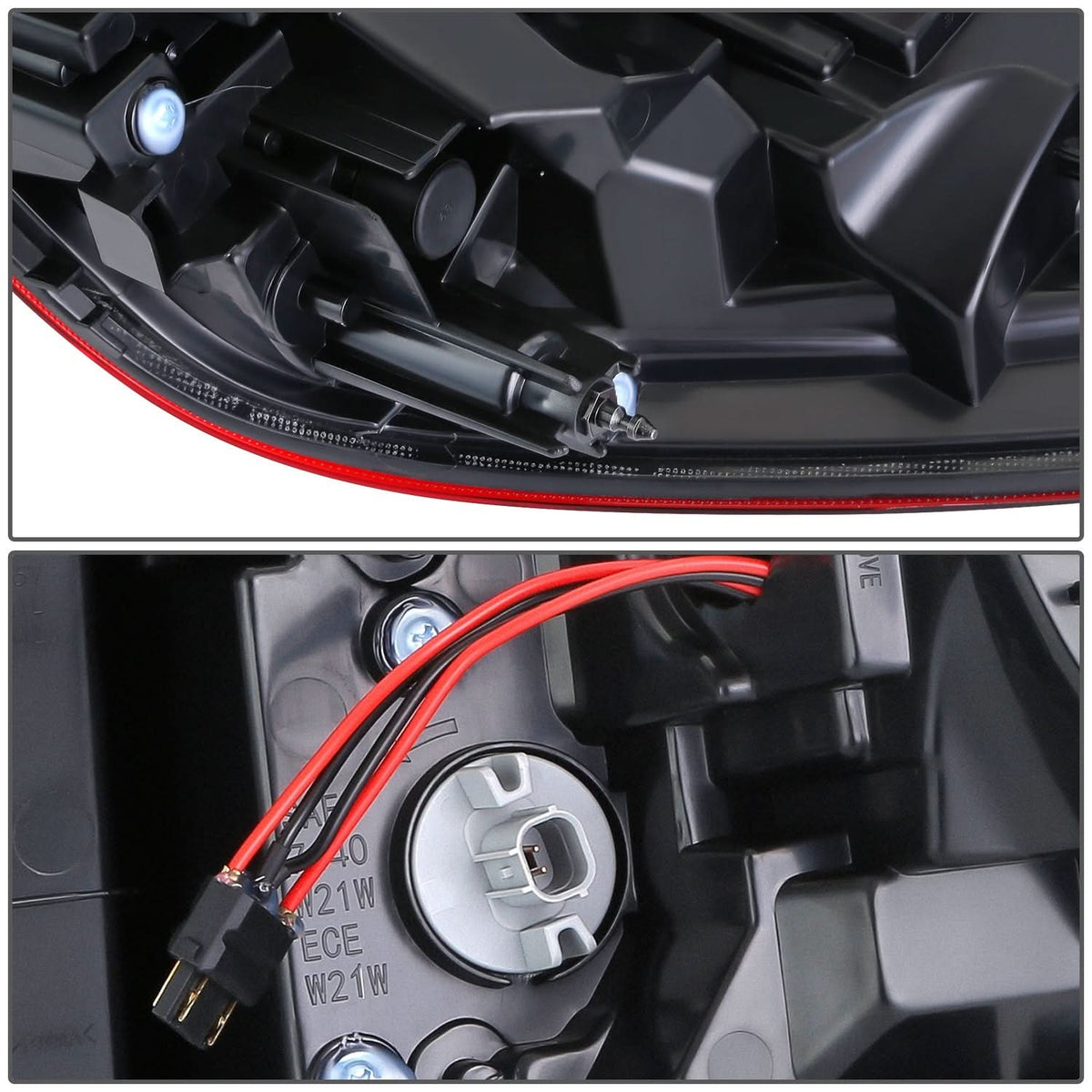 2016-2018 Honda Pilot OE Style Tail Lights - Chrome Housing