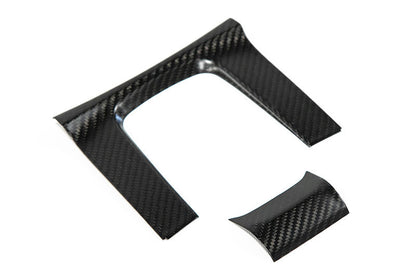 OLM Carbon Fiber Shifter Panel Cover (Matte Finish) - 2016-2021 Honda Civic AT
