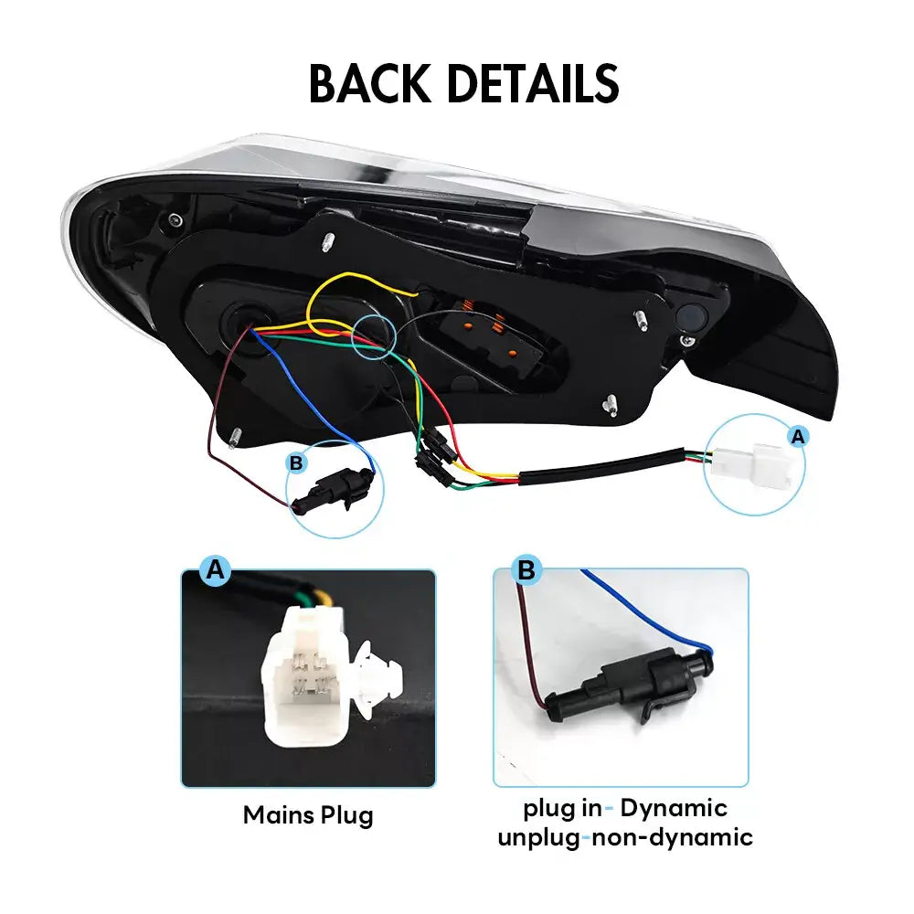 Toyota GT86 2012-2020 RGB LED Tail Lights with Projector