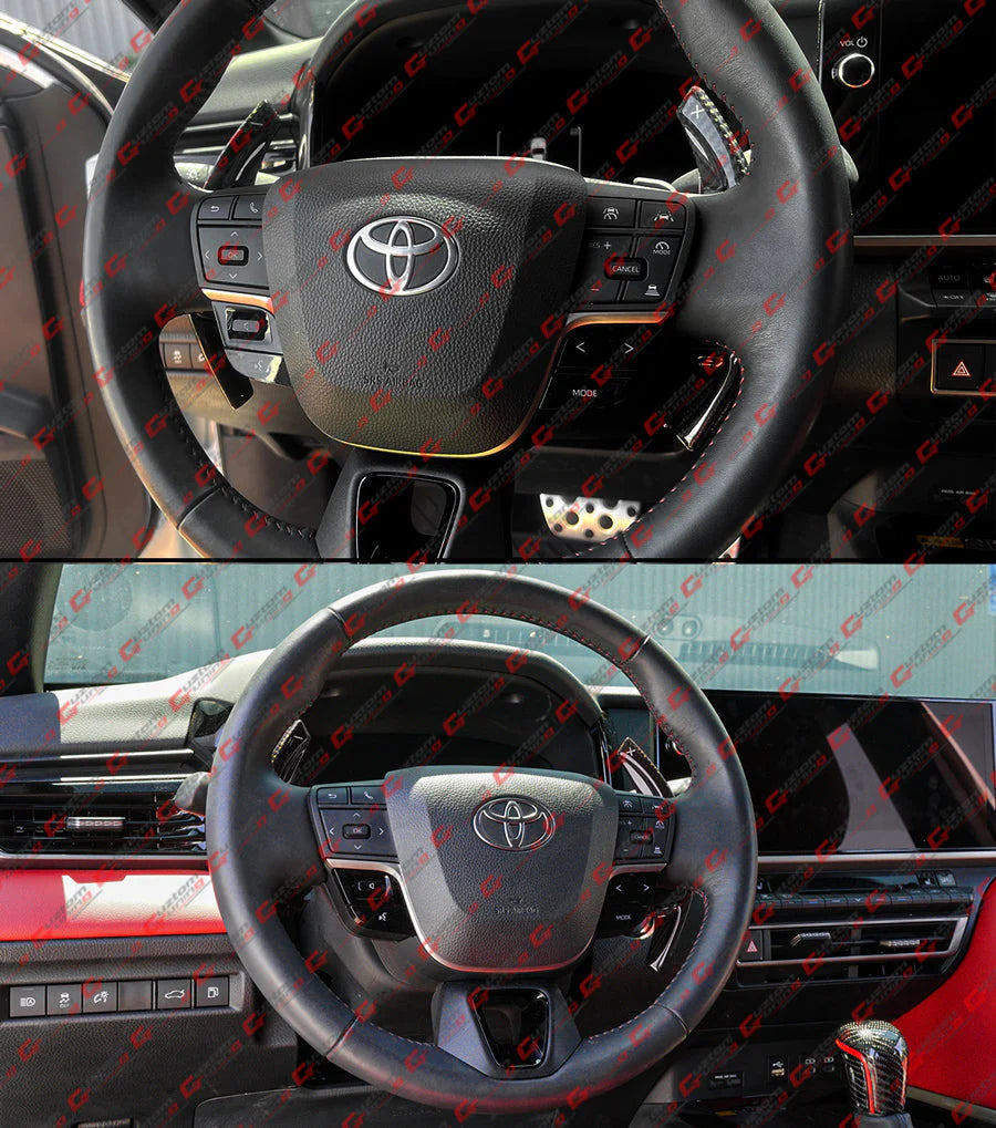 Carbon Fiber Steering Wheel Paddle Shifter Extension [2025-2026 Toyota Camry]