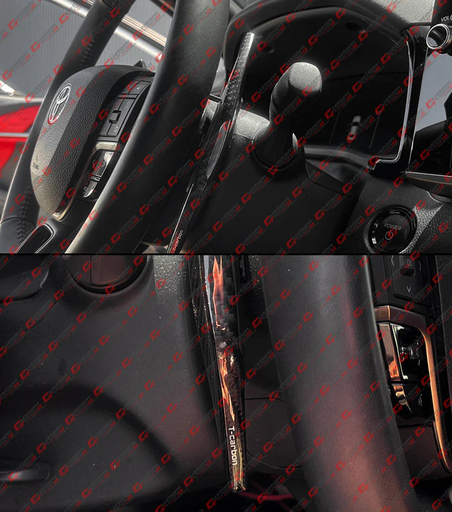 Carbon Fiber Steering Wheel Paddle Shifter Extension [2025-2026 Toyota Camry]