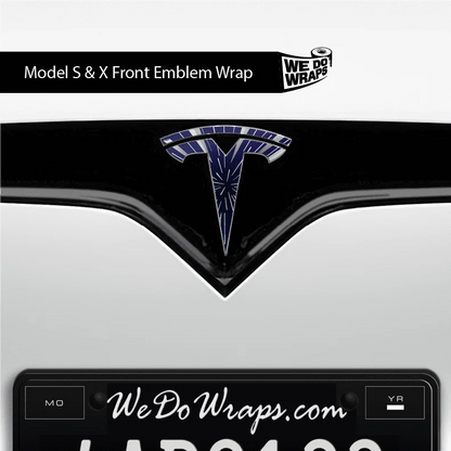 Insane Performance Mode Tesla Emblem Decals (Front + Back) | Model X