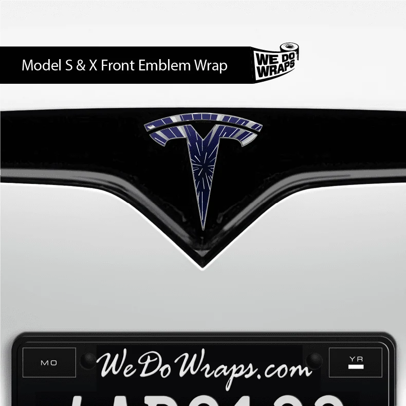Insane Performance Mode Tesla Emblem Decals (Front + Back) | Model S