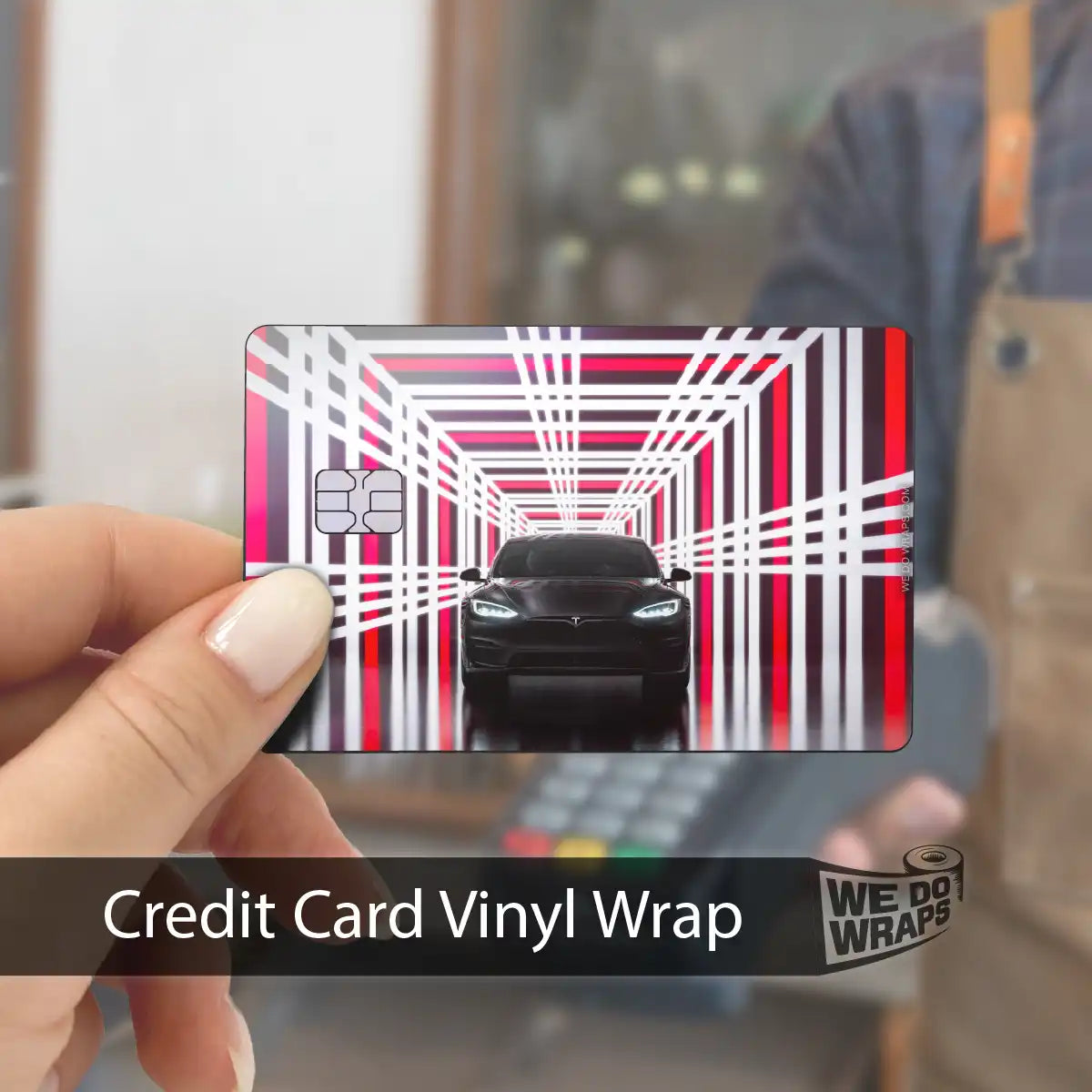 Plaid Model S | NFC Key Card Wrap