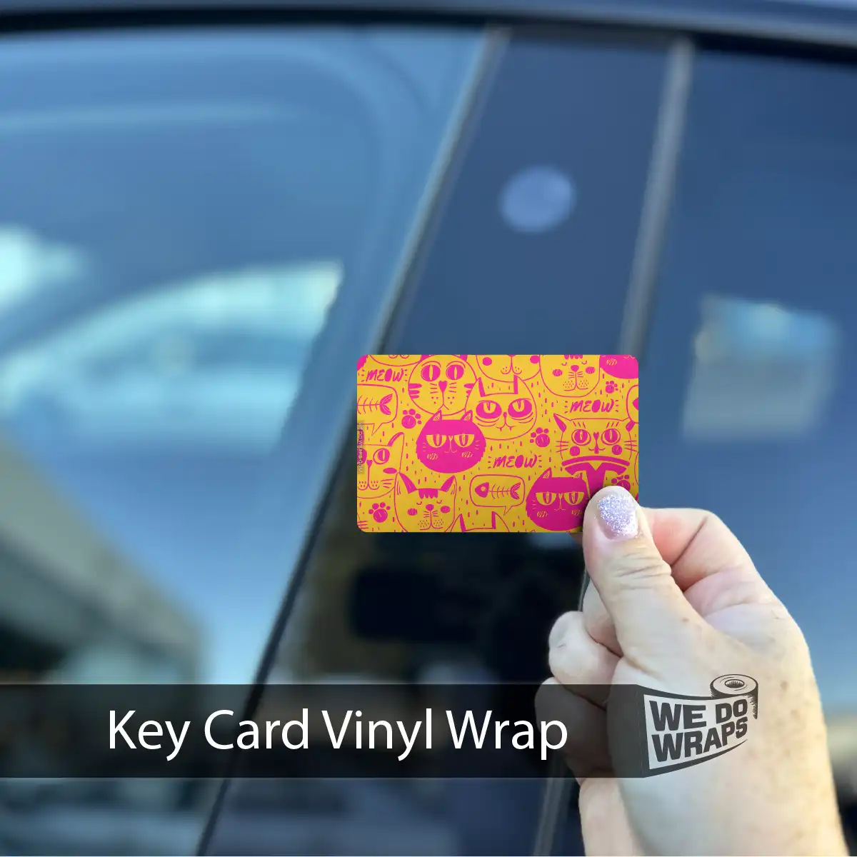 Pink Cats | NFC Key Card Wrap