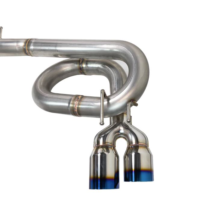 REMARK CATBACK EXHAUST: CIVIC HATCHBACK SPORT 1.5T 22-24 Burnt Stainless Steel Tips
