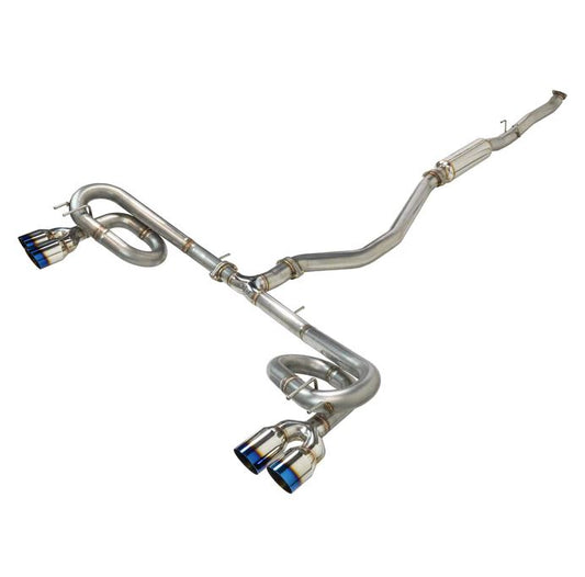 REMARK CATBACK EXHAUST: CIVIC HATCHBACK SPORT 1.5T 22-24 - BURNT TIP