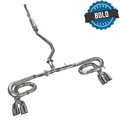 REMARK CATBACK EXHAUST: CIVIC HATCHBACK SPORT 1.5T 22-24
