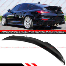 Real Carbon Fiber PSM Style Trunk Spoiler Wing [2023-2026 Acura Integra]