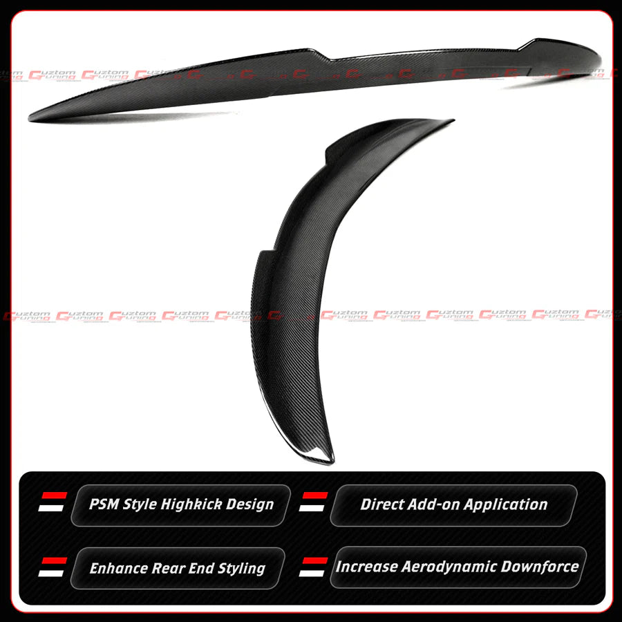 Real Carbon Fiber PSM Style Trunk Spoiler Wing [2023-2026 Acura Integra]