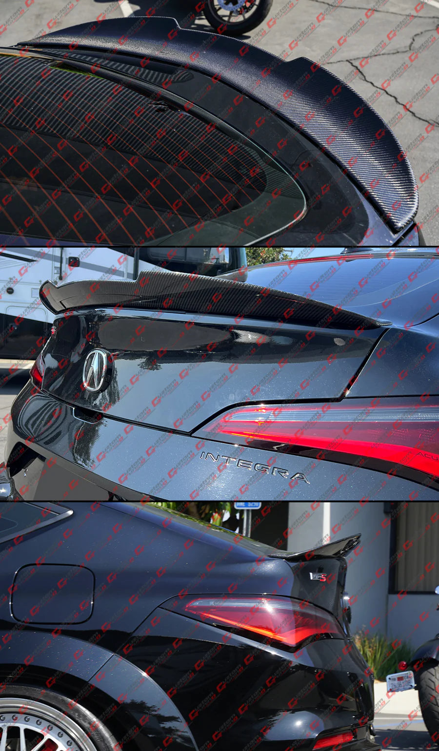 Real Carbon Fiber PSM Style Trunk Spoiler Wing [2023-2026 Acura Integra]