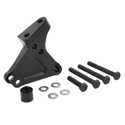 Honda Civic Si / CR-V / K-Swap K20 K24 Black Billet Aluminum K-Series Engine Block Bracket Passenger Side 2002 - 2006