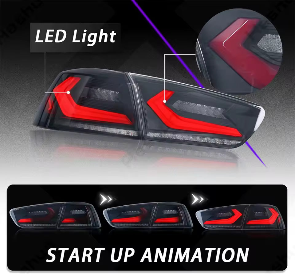 Mitsubishi Lancer 2008-2020 Vane LED Tail Lights