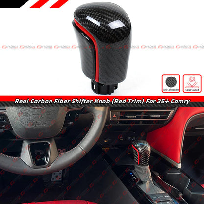 Carbon Fiber Gear Shift Knob Replacement [2025-2026 Toyota Camry]