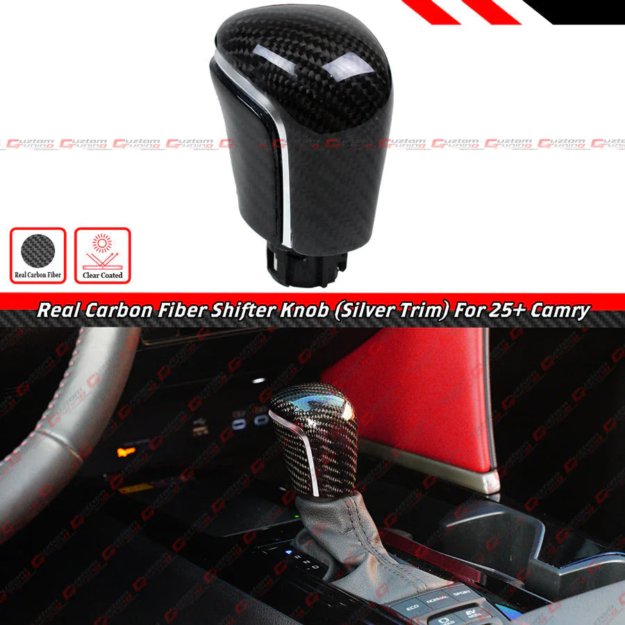 Carbon Fiber Gear Shift Knob Replacement [2025-2026 Toyota Camry]