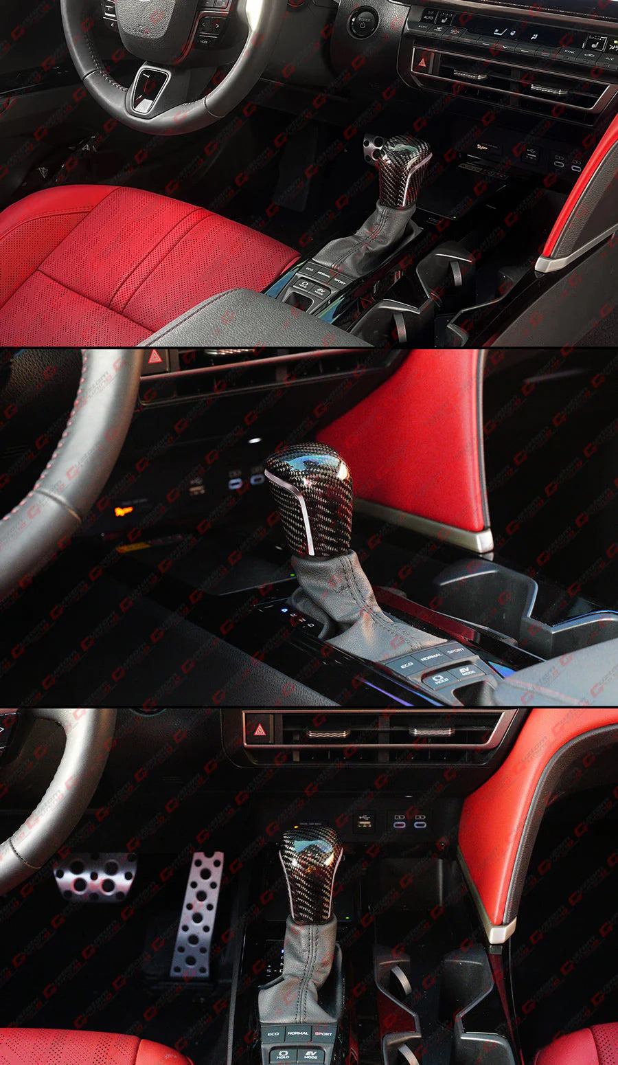 Carbon Fiber Gear Shift Knob Replacement [2025-2026 Toyota Camry]