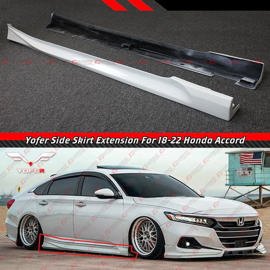 Yofer Design Painted Side Skirt Extension [2018-2022 Honda Accord]