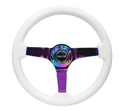 350MM 3" DEEP DISH WOOD GRAIN STEERING WHEEL